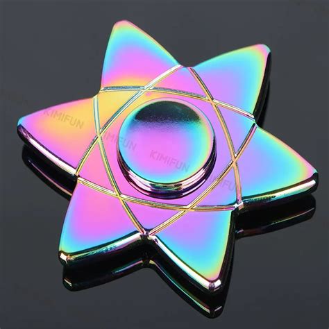 Aliexpress.com : Buy Magic circle Rainbow metal hand Spinner Fidgets ...