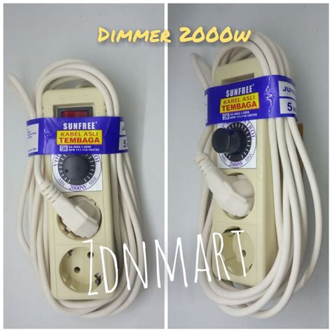 Dimmer W Watt Gerinda Bor Shopee Indonesia