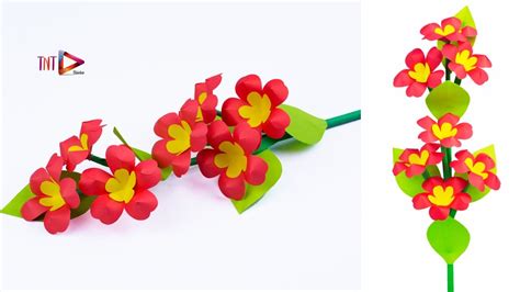 Stick Flower How To Make Stick Flower Beautiful Flower Stick Easy