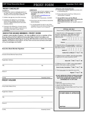 Fillable Online DSCC Delegate List Request Form Fax Email Print PdfFiller