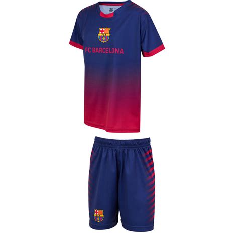 Ensemble Maillot Short Barça Collection Officielle Fc Barcelone