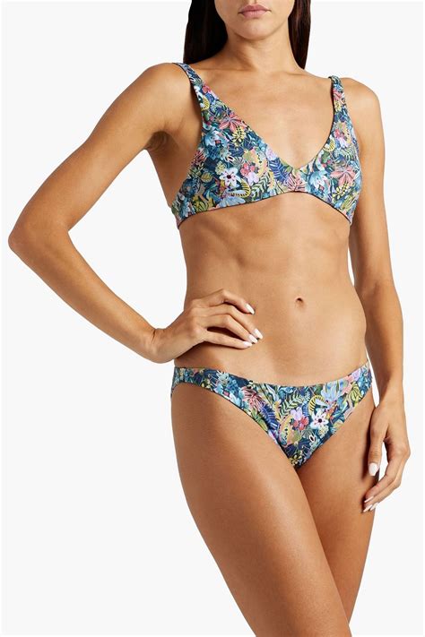 Onia Ashley Liberty Print Low Rise Bikini Briefs The Outnet