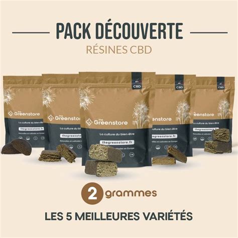 CBD The Greenstore Fleurs Huiles Résines de cannabidiol