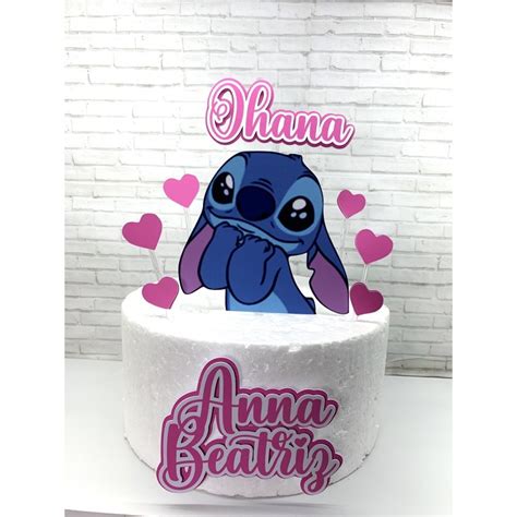 Topo De Bolo Stitch Shopee Brasil