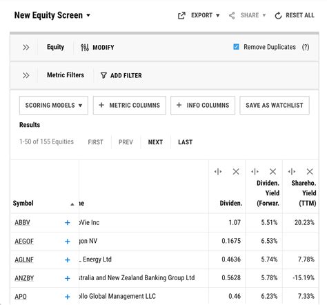 Stock Screener