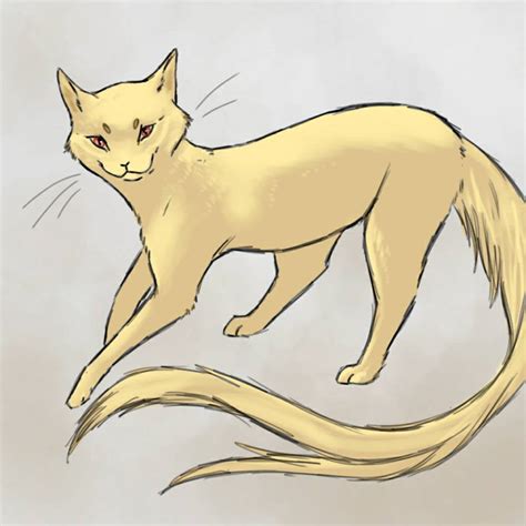 tailed cat  fallspicetea  deviantart