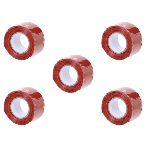 5pcs Flex Rubberized Tape Waterproof Tape Pipe Seal Tape Leak Seal Duct