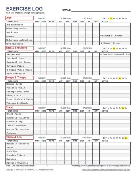 Workout Schedule Diy Workout Plan Workout Template Workout Plan