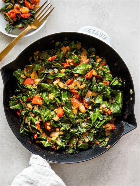 Vegan Collard Greens (Quick and Easy) - Real + Vibrant