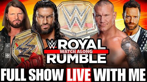 Wwe Royal Rumble 2024 Roman Reigns Vs Randy Orton Vs Aj Vs La Knight