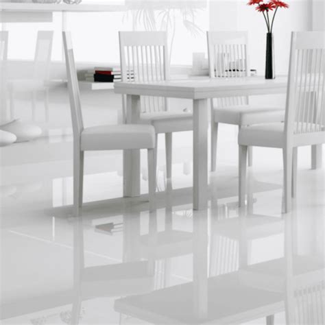 High Gloss MAX 8mm White High Gloss Laminate Flooring C500 White