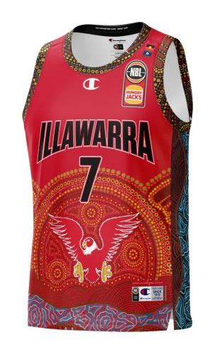 Illawarra Hawks تاريخ القمصان Basketball Jersey Archive