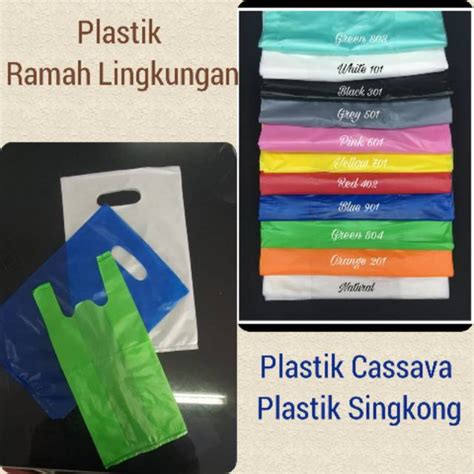 Jual Plastik Cassava Plastik Singkong Plastik Ramah Lingkungan Shopee