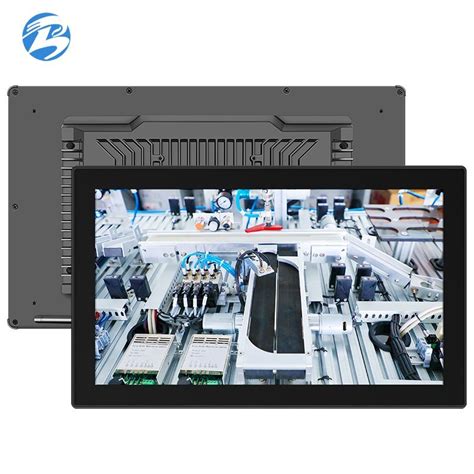 Inch Capacitive Pure Flat Touchscreen Monitor Fanless Industrial