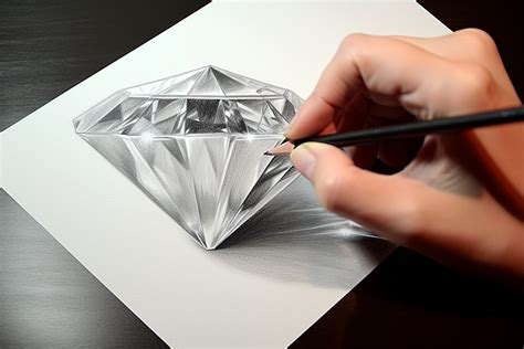 How To Draw A Diamond Step By Step Easy