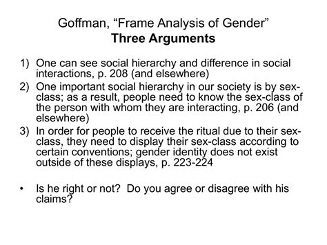 Goffman S Framing Theory - Infoupdate.org