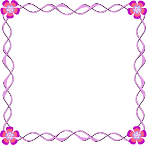 Simple Flower Frame - ClipArt Best