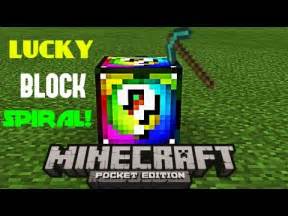 Lucky Block Spiral No Minecraft Pe Mod Mcpe Minecraft Pocket