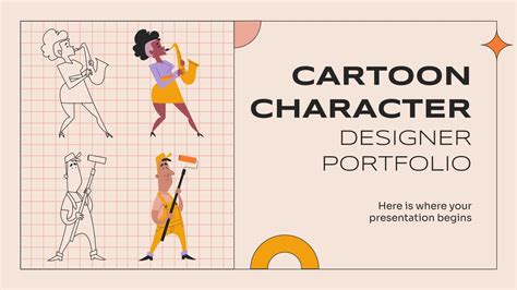 Cartoon Character Designer Portfolio Presentation