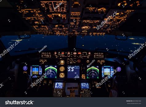 Cockpit at night Images, Stock Photos & Vectors | Shutterstock