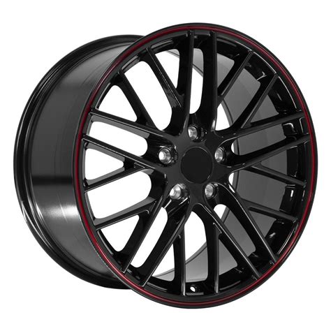 Corvette Wheel C Zr Rim Cv B X Black Redline Corvette Rim