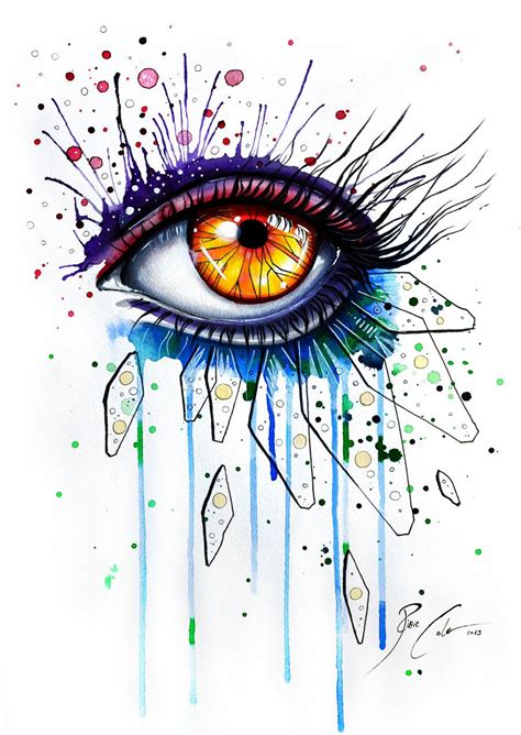 Abstract feelings (on sale) by PixieCold on DeviantArt | Eye painting ...