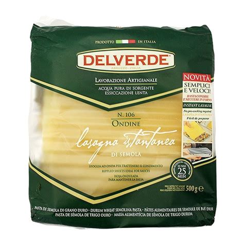 Lasagna Delverde N Instant Nea G Walmart