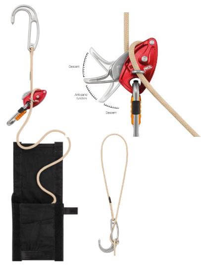 Fireground Technologies Petzl Exo Pss Personal Escape System Training