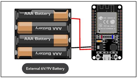 How To Power Esp32 With Battery Esp32 Battery Okgo