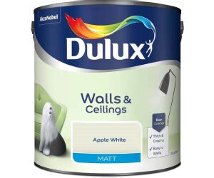 Buy Dulux Apple White - Matt Emulsion Paint - 2.5L from £20.99 (Today ...