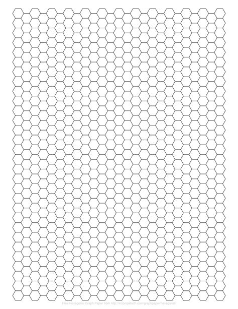 Hexagon Graph Paper To Print