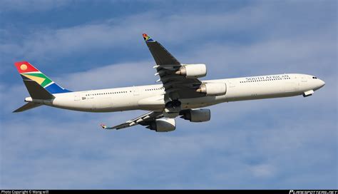 ZS SNF South African Airways Airbus A340 642 Photo By Wang Will ID