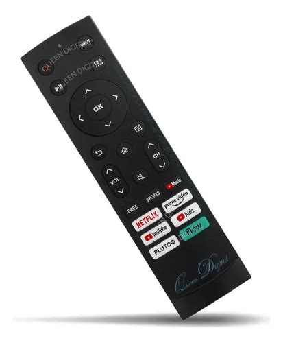 Control Remoto Para Smart Tv Noblex Hisense Black Series