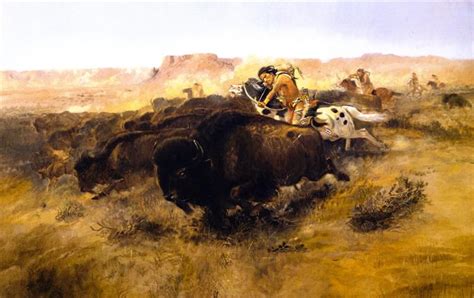 The Buffalo Hunt, 1895 - Charles M. Russell - WikiArt.org