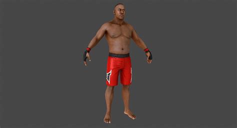 Real Time Ufc Boxer 3d Model