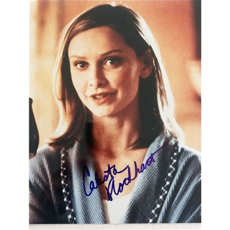 Ally Mcbeal Calista Flockhart Signed Photo