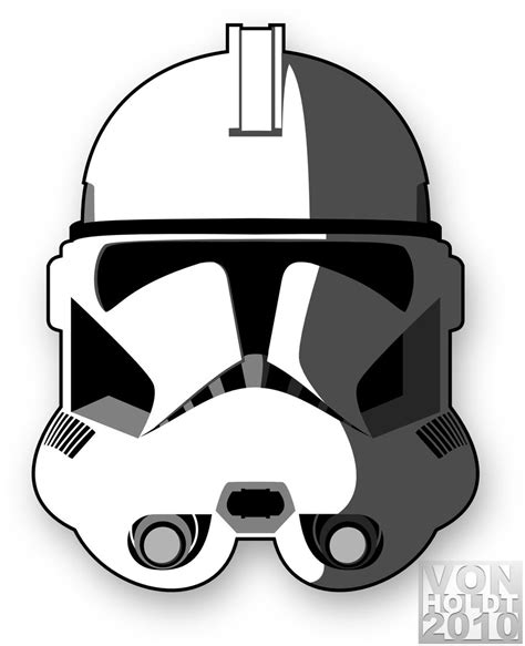 Clone Trooper Helmet by vonholdt on DeviantArt