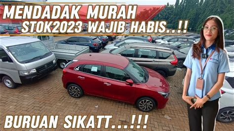 WADUH KACAU NIH STOK 2023 MOBIL BARU SUZUKI DISKONNYA OVER BANGET CUCI