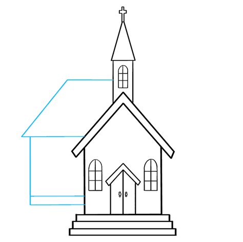 How to Draw a Church - Really Easy Drawing Tutorial