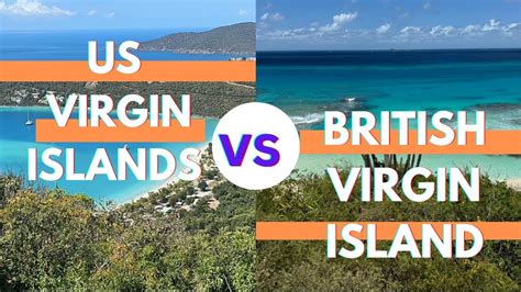 Compare US Virgin Islands USVI VS British Virgin Islands BVI 2024