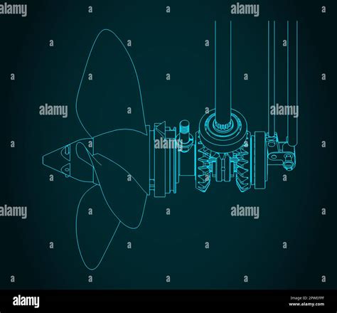 Ilustración vectorial estilizada del plano isométrico de la caja de