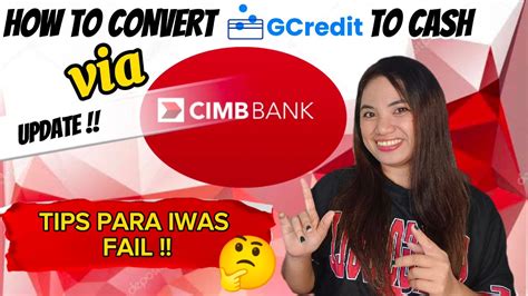 How To Convert Gcredit To Cash Via Cimb Update Tips Para Iwas