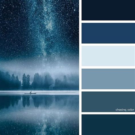 Shades Of A Starlit Lake Photo Credit Chasingcolor Colorthemes