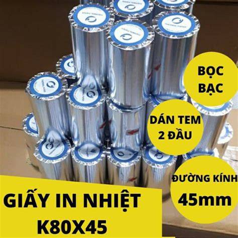 Thùng Giấy In Nhiệt Giấy In Hóa đơn Giấy In Bill K80 80mm Shopee