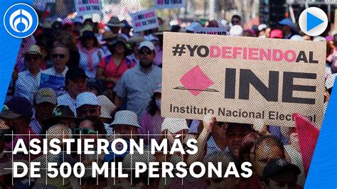 Marcha Ine 2023 Así Fue La Manifestación Mi Voto No Se Toca Youtube