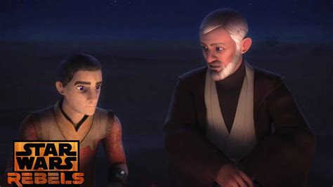 Star Wars Rebels: Obi Wan Kenobi & Ezra Scene - YouTube