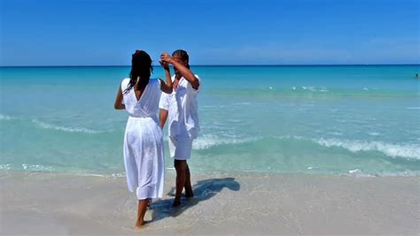 young happy afro-american couple dancing salsa Stock Footage Video (100 ...