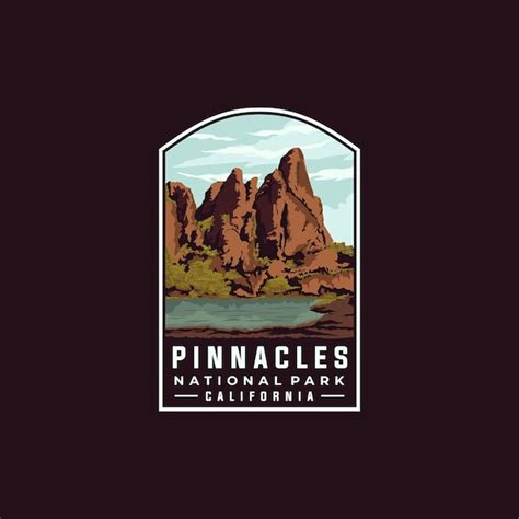 Mod Le Vectoriel Du Parc National Des Pinnacles Illustration