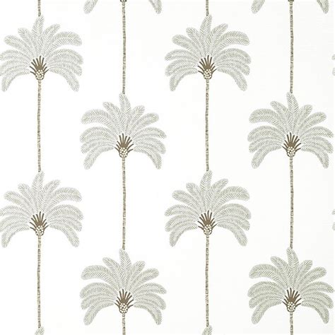 T Sunset Boulevard Wallpaper Metallic Silver From The Thibaut Palm