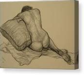 Back Nude 3 Drawing By Donelli DiMaria Fine Art America